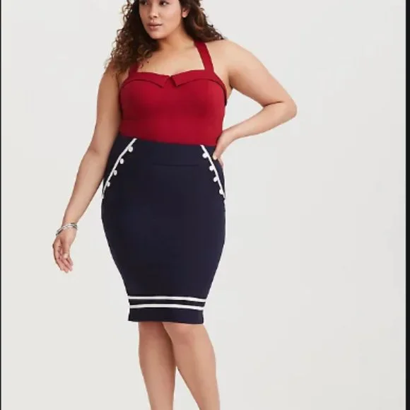 Torrid Retro Red Sweetheart Tank - Picture 2 of 5